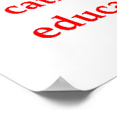 Chemiekwitz Poster (Ecke)