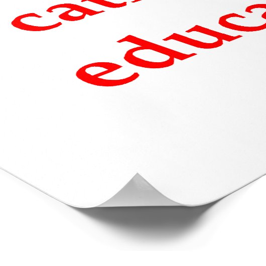 Chemiekwitz Poster (Ecke)