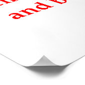 Chemiekwitz Poster (Ecke)