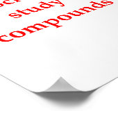 Chemiekwitz Poster (Ecke)