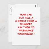 Chemiekwitz Postkarte (Vorne/Hinten)