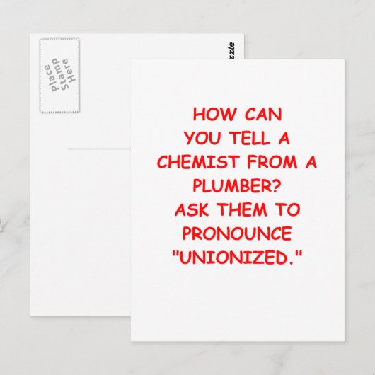 Chemiekwitz Postkarte (Vorne/Hinten)