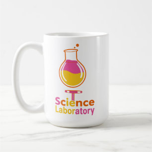 Chemielaborflasche - Farbige Chemieexperimente Kaffeetasse