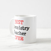 Chemielehrer, am besten kaffeetasse (Vorderseite Links)