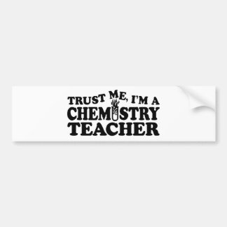 Chemielehrer Autoaufkleber
