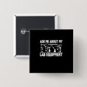 Chemielehrer Button (Vorne & Hinten)