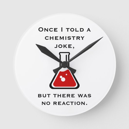 Chemielehrer Chemist Funny Geschenke Uhr (Vorderseite)