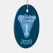Chemielehrer Cloud Keramik Ornament (Rechts)