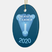 Chemielehrer Cloud Keramik Ornament (Links)