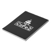 Chemielehrer Coffee Lover Notizblock (Rotiert)