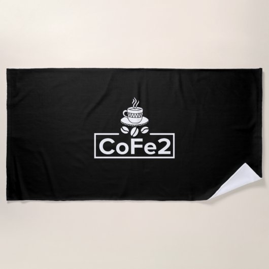 Chemielehrer Coffee Lover Strandtuch (Vorderseite)