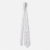 Chemielehrer formas Cool Geek Funny Krawatte (Rückseite)