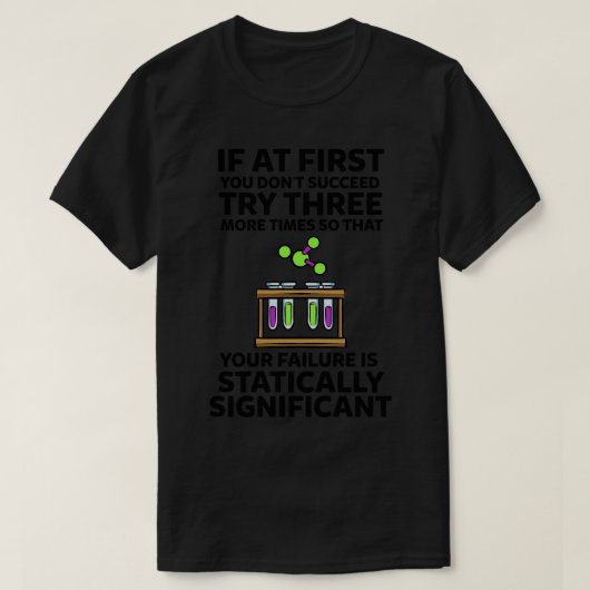 Chemielehrer Funny Science T-Shirt (Design vorne)