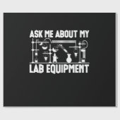 Chemielehrer Geschenkpapier (Flach)