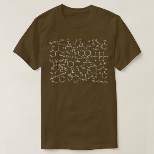 Chemielehrer Gift Science Uni School Nerd T-Shirt (Design vorne)