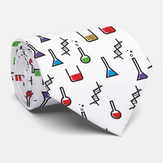 Chemielehrer Krawatte (Gerollt)