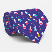 Chemielehrer Labrador School Krawatte (Gerollt)