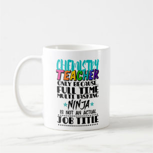 Chemielehrer nur wegen Vollzeit-Multi Kaffeetasse