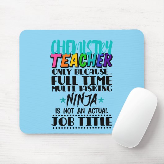 Chemielehrer nur wegen Vollzeit-Multi Mousepad (Mit Mouse)