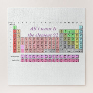 Chemielehrer - Periodensystem Wissenschaftslehrer Puzzle