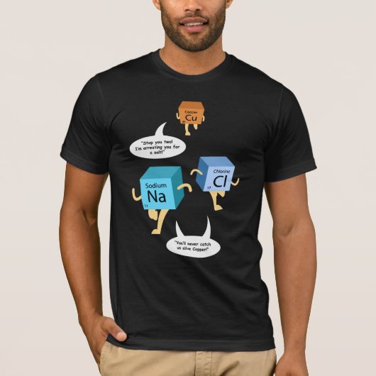 Chemielehrer Science Geek Gag T-Shirt (Vorderseite)