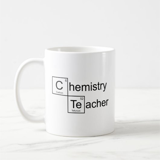 Chemielehrer Tasse (Links)