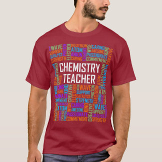 Chemielehrer Word-Merkmal Geschenk für Chemiker T-Shirt