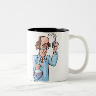 Chemielehrer Zweifarbige Tasse