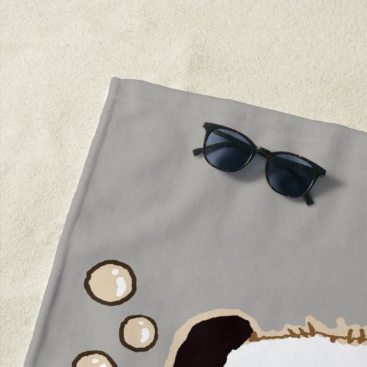 Chemiepanda entdeckte niedlich strandtuch (Beispiel)