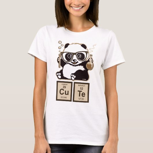 Chemiepanda entdeckte niedlich T-Shirt (Vorderseite)