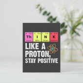 Chemiephysiker Lehrer Student Proton Scienc Postkarte (Stehend Vorderseite)