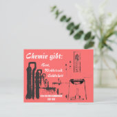 Chemiereklame DDR Postkarte (Stehend Vorderseite)