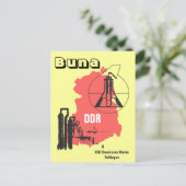 Chemiereklamedesign DDR Postkarte (Stehend Vorderseite)
