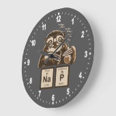 Chemieschläger entdeckten Nickerchen Große Wanduhr (Winkel)