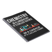 Chemiestabor Science Garage Crime Chemist Notizblock (Rechte Seite)