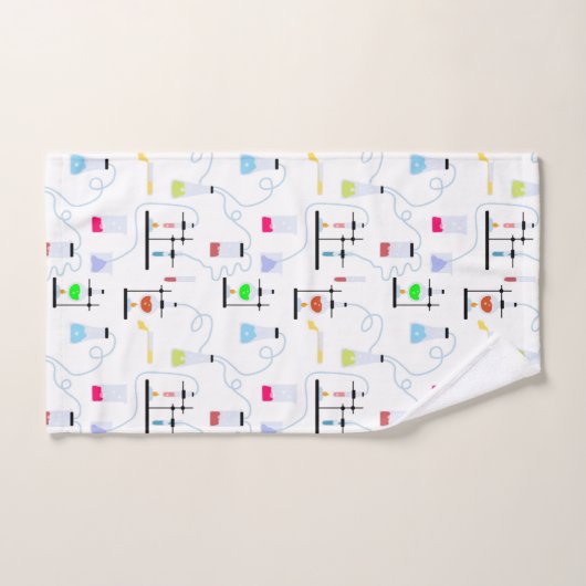 Chemietest Tubes Labrador School Betrifft Badhandtuch Set (Handtuch)