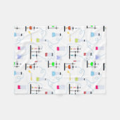 Chemietest Tubes Labrador School Betrifft Fleecedecke (Vorderseite (Horizontal))