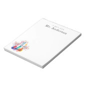 Chemietestuben für Wissenschaftslehrer Notizblock (Rotiert)