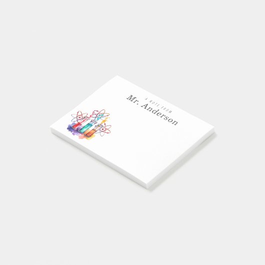Chemietestuben für Wissenschaftslehrer Post-it Klebezettel (angewinkelt)
