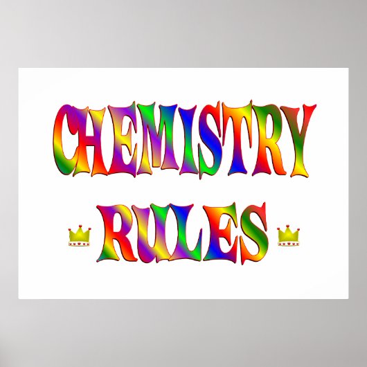 Chemievorschriften Poster (Vorne)