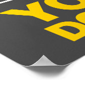 Chemiewaffe - Sie bekommen es oder Sie lehren nich Poster (Ecke)