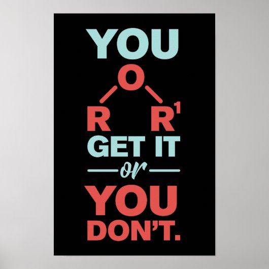 Chemiewaffe - Sie bekommen es oder Sie lehren nich Poster (Vorne)