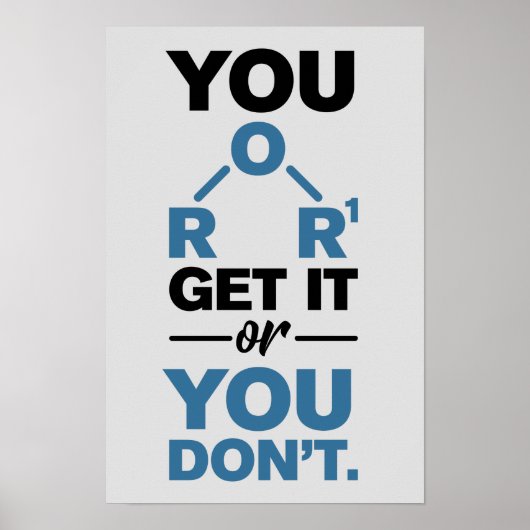 Chemiewaffe - Sie bekommen es oder Sie lehren nich Poster (Vorne)