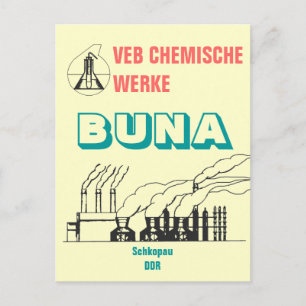 Chemiewerbedesign DDR Postkarte