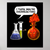 Chemiewissenschaft übertrifft der Witz Poster (Vorne)