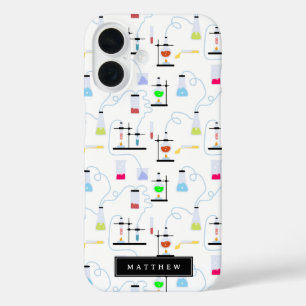 Chemiewissenschafts-Teströhren Labrador School Bet iPhone 16 Hülle