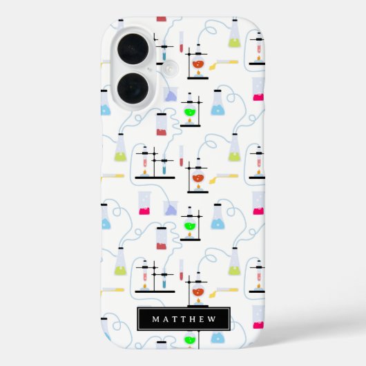 Chemiewissenschafts-Teströhren Labrador School Bet Case-Mate iPhone Hülle (Rückseite)