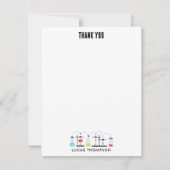 Chemiewissenschafts-Teströhren Labrador School Bet Dankeskarte (Vorderseite)