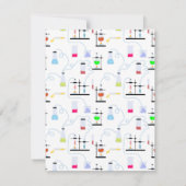 Chemiewissenschafts-Teströhren Labrador School Bet Dankeskarte (Rückseite)