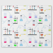 Chemiewissenschafts-Teströhren Labrador School Bet Geschenkpapier (Flach)